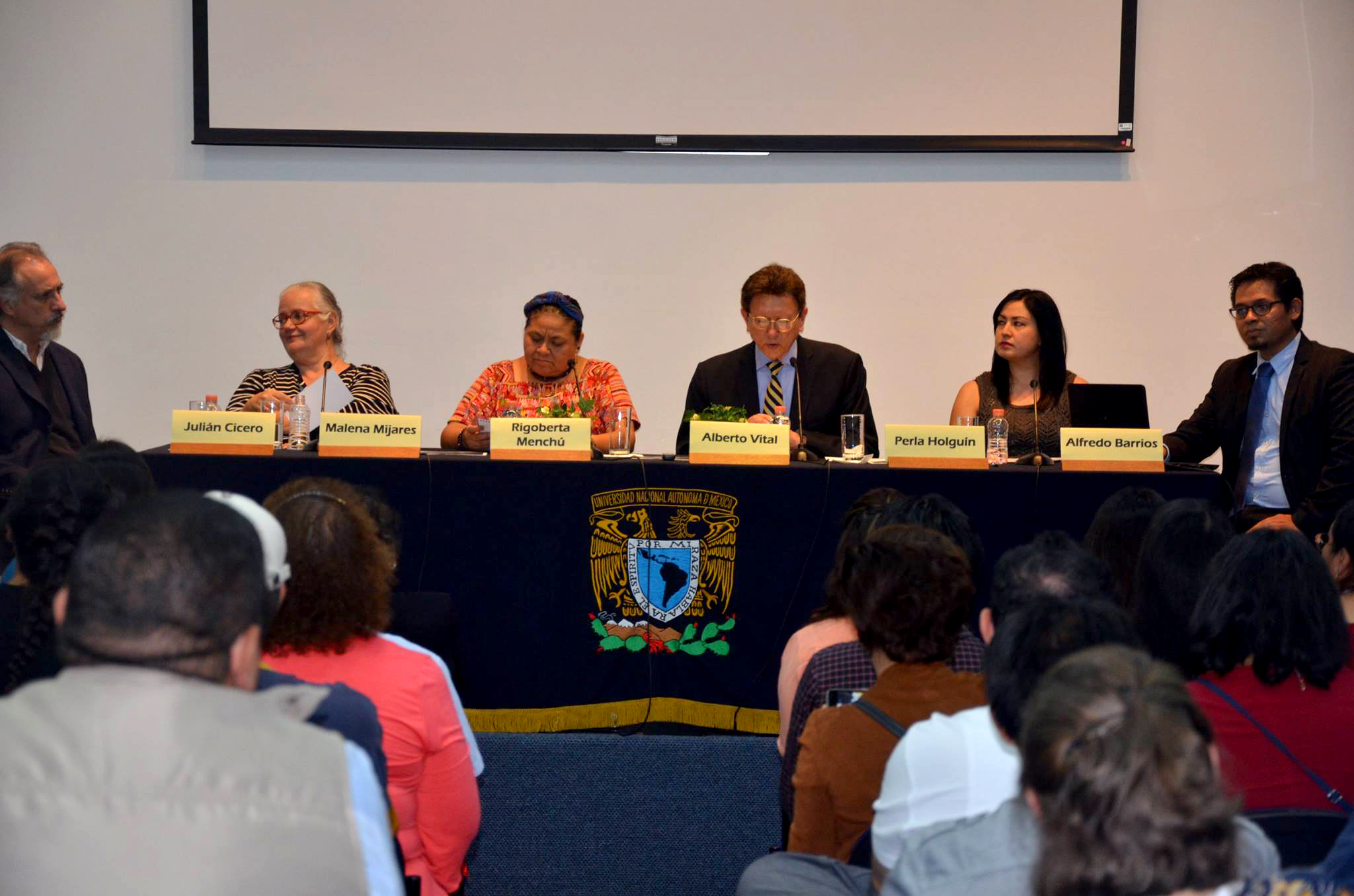 Cátedra Extraordinaria “Rigoberta Menchú Tum” UNAM 18 Oct. 2016